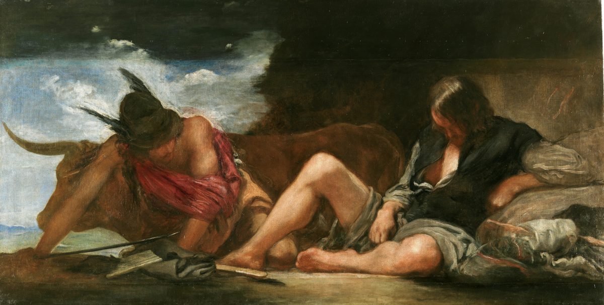 Velázquez renders the theme of stealth and murder in modern dress, 1659 (Prado)